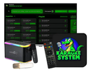 Aparelho de Karaoke Box™ + de 18 Mil Músicas Karaokê com Pontuação Real, Fila de Espera, Numeração, Altera Tonalidade, Cx Som 80w 2 Mics sem Fio