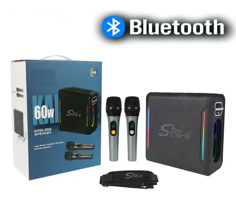 Aparelho TV Karaoke Box 18 Mil Músicas Com Pontuação Sistema de Busca Numeração e Alteração de Tonalidade + 2 Mic C/ Fio