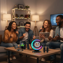 Aparelho TV Karaoke Box 18.000 Músicas Com Pontuação Real, Sistema de Busca, Numeração, Altera Tonalidade, Cx Som, 2 Mic S/ Fio