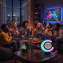 Aparelho TV Karaoke Box 18.000 Músicas Com Pontuação Real, Sistema de Busca, Numeração, Altera Tonalidade, Cx Som, 2 Mic S/ Fio