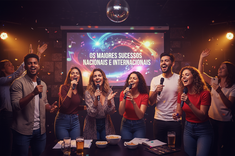 corrija o texto, escreva: OS MAIORES SUCESSOS NACIONAIS E INTERNACIONAIS